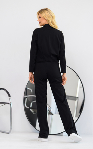Kaskada producent odzieży damskiej spodnie Kayla czarne